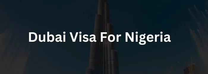Dubai Visa For Nigeria