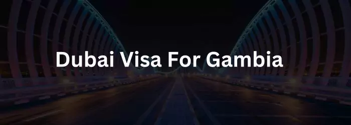 Dubai Visa For Gambia 
